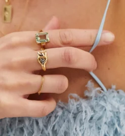 Antique Panther Ring 14K