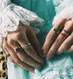 Antique Panther Ring 14K