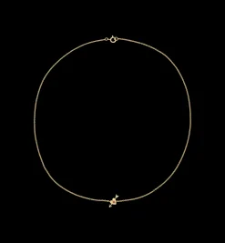 Arrowed Heart Necklace 14K