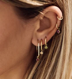 Birthstone Earring Charm 14K