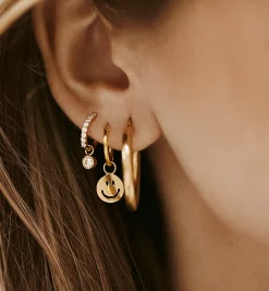 Birthstone Earring Charm 14K