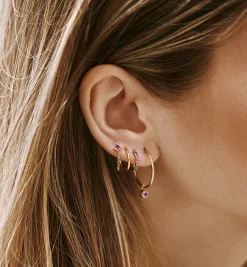 Birthstone Earring Charm 14K