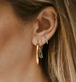 Birthstone Earring Charm 14K