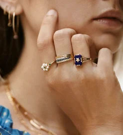Birthstone Multi Ring 14K