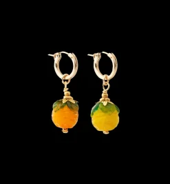 Brinker + Eliza Fruit Salad Orange/Yellow Earrings