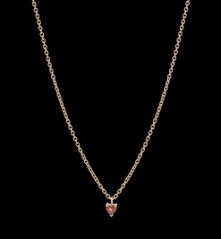 Burning Heart Necklace 14K