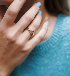 Burning Heart Ring 14K