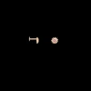 Byzantine Piercing Front 14K