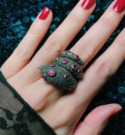 Charmed Snake Ring