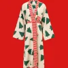 Christmas Forest Long Kimono