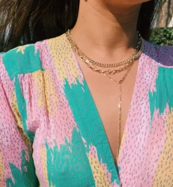 Collier Link Necklace 14K