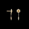 Coronal Rain Piercing Front 14K