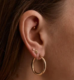 Coronal Rain Piercing Front 14K