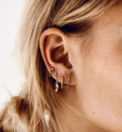 Cosmic Dust Chain Earrings