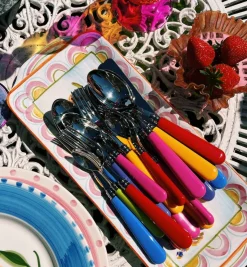 Cutlery Set 12 Pieces - Bright Multicolour