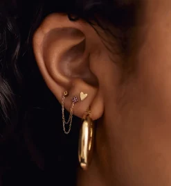Distant Lover Piercing Front 14K