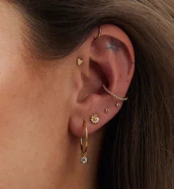 Distant Lover Piercing Front 14K