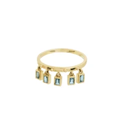 Drooping Aurelia Dust Ring 14K