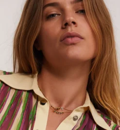 Drooping Aurelia Necklace 14K