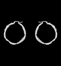 Flower Crown Hoop Earrings