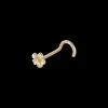 Forget Me Not Nose Piercing 14K