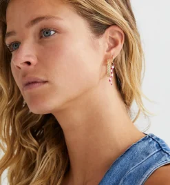 French Braid Hoop Earrings