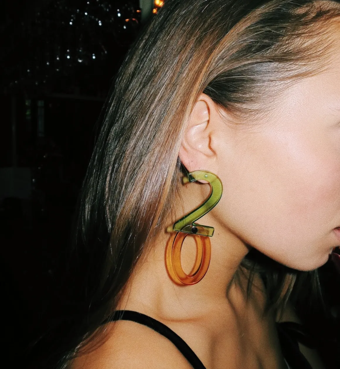 Funky New Year Stud Earrings