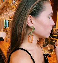 Funky New Year Stud Earrings