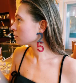 Funky New Year Stud Earrings