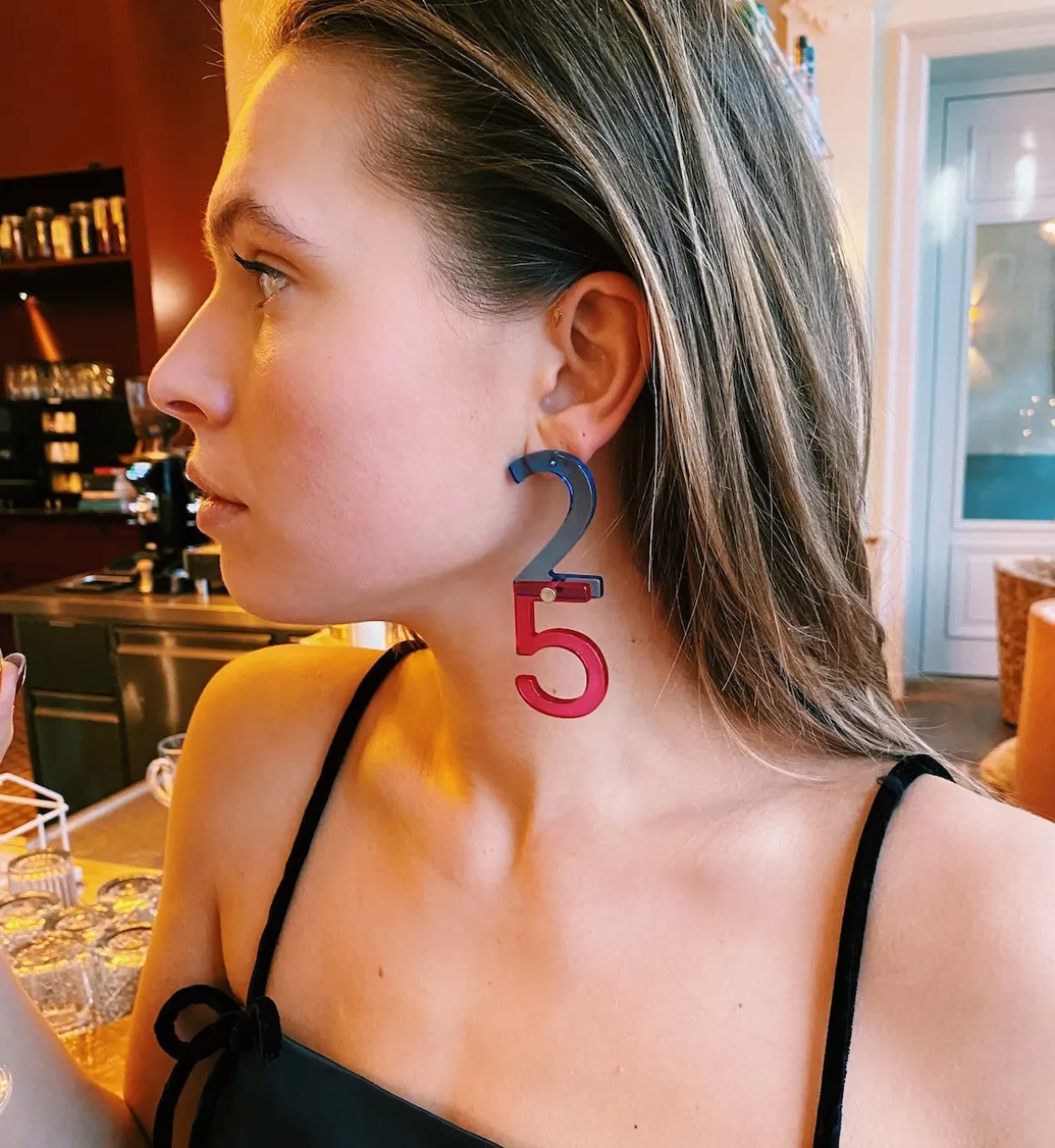 Funky New Year Stud Earrings