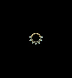 Gaia Blues Daith Piercing 14K