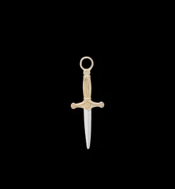 Gate Keeper Earring Charm 14K