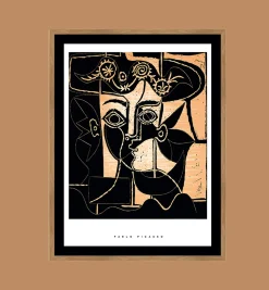 G&C Picasso Decorated Hat Framed Artwork