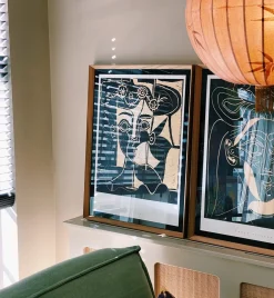G&C Picasso Decorated Hat Framed Artwork
