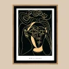 G&C Picasso Flower Hat Framed Artwork