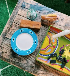 Green Jane Candle Holder