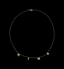 Initial Necklace 9K