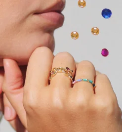 Kaleidoscope X Ring 14K