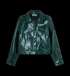 Laagam Alexa Faux Leather Jacket