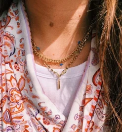 Lapis Necklace 14K