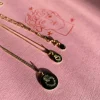 Large Coin Charm 14K