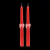Loving Bow Candle Set of 2