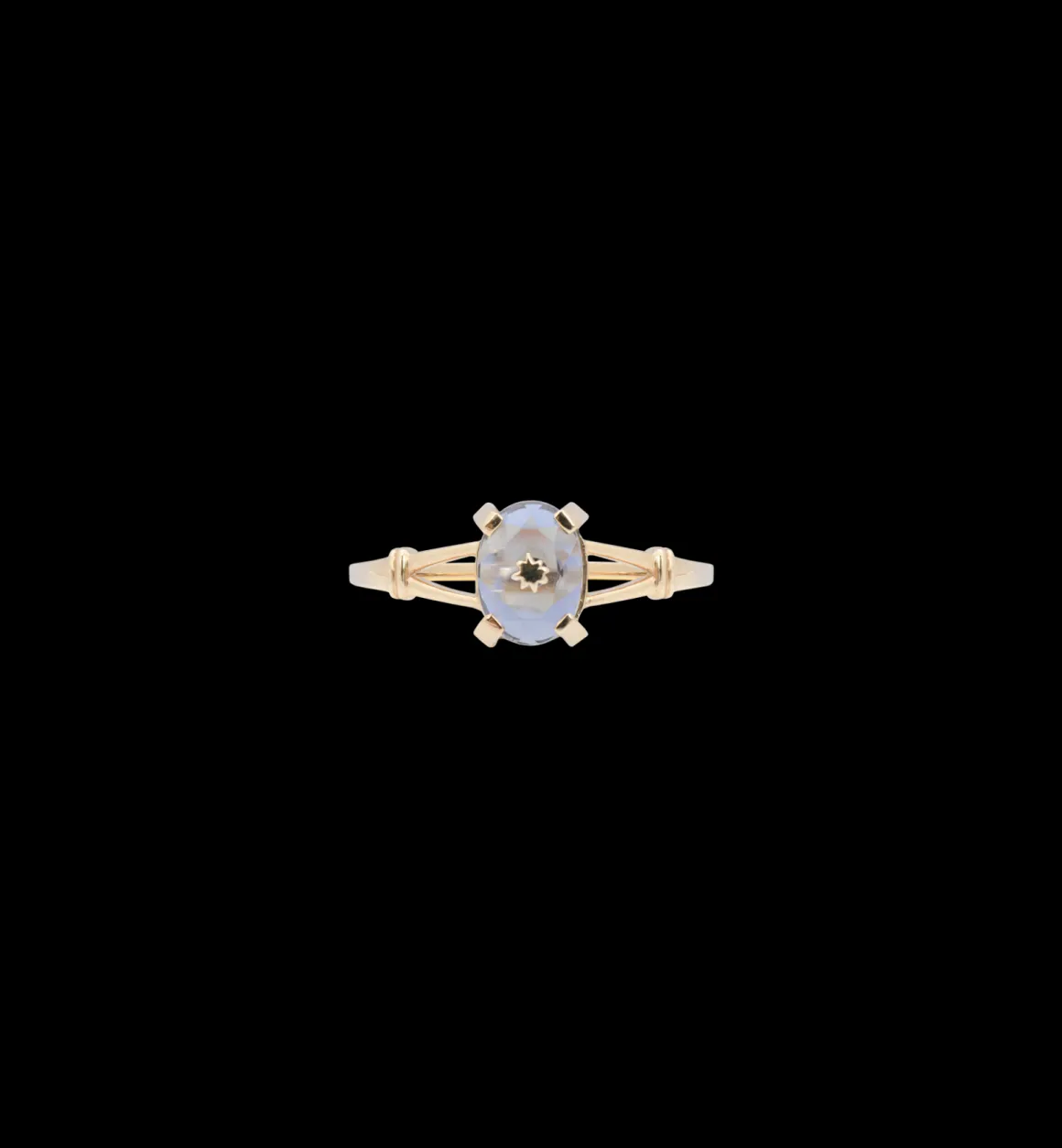 Lucky Fortune Star Ring 14K
