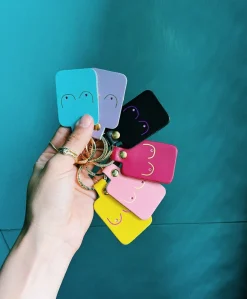 Magenta Key Chain Boob by Ark Colour Design