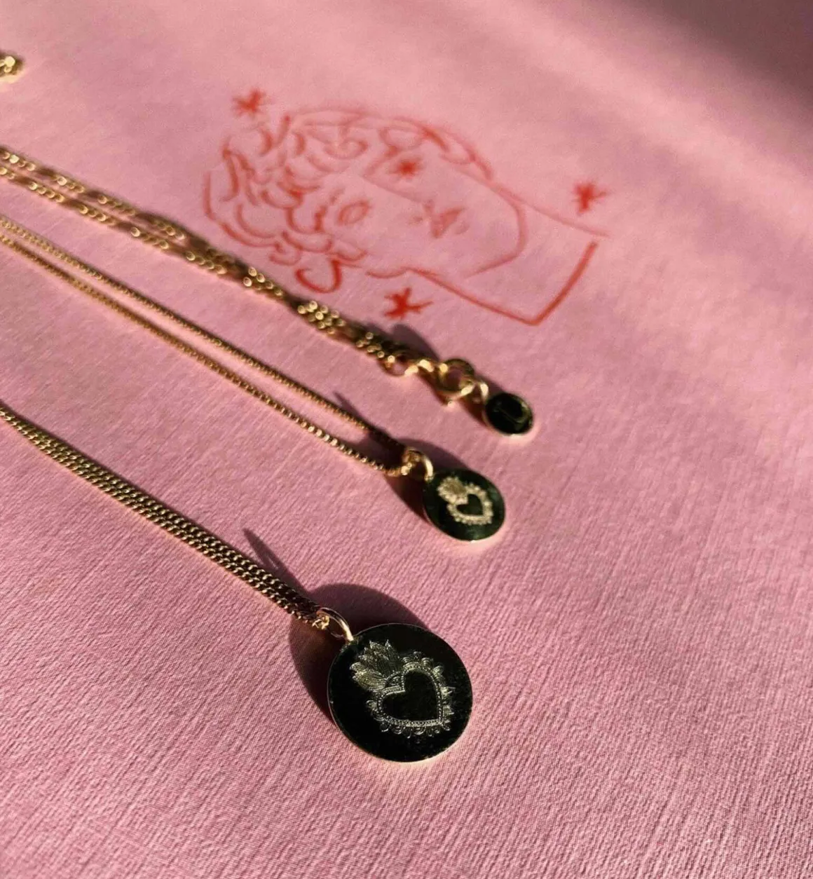 Medium Coin Charm 14K