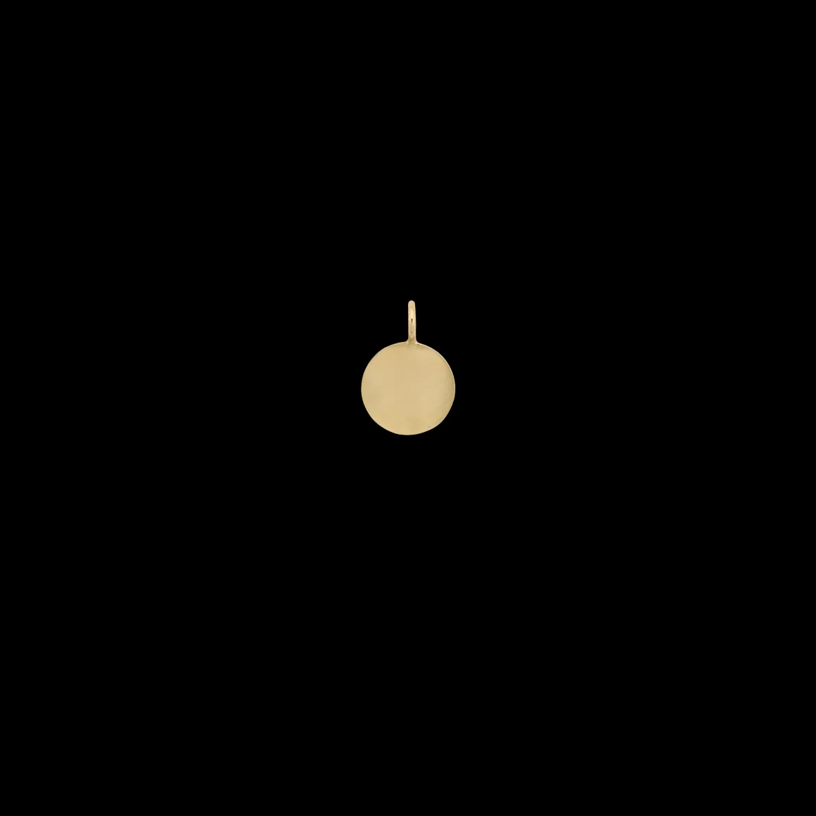 Medium Coin Charm 14K