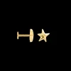 Mesmerising Star Piercing Front 14K