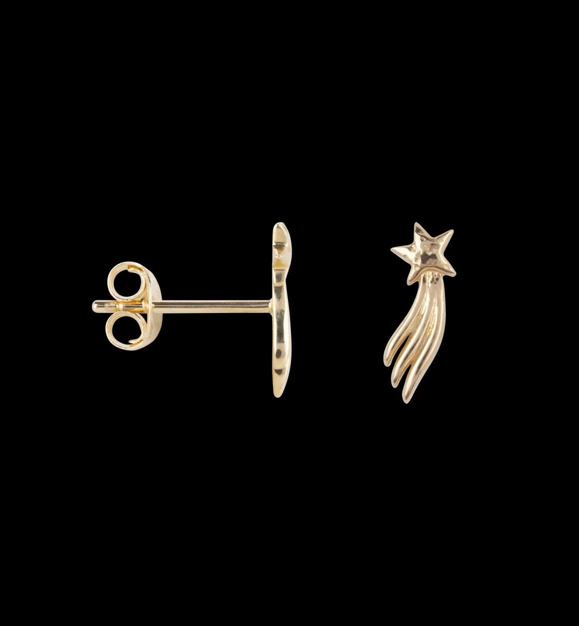 Meteor Stud Earring 14K
