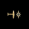 Midnight Mimosa Piercing Front 14K
