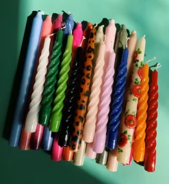 Mixed Twisted Candle Box Funky